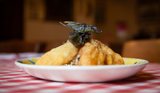 Lake Como traditional restaurant inn Locanda Grifo - Perch Risotto